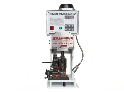 Semi-Automatic Wire Terminal Crimping Machine - Ultra-Quiet & Power Saving