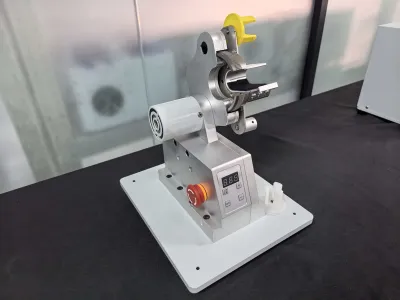 Dikey Kumaş Sarma Makinesi 3-25mm Tel Çapı 5-25mm Bant Genişliği JW-25W