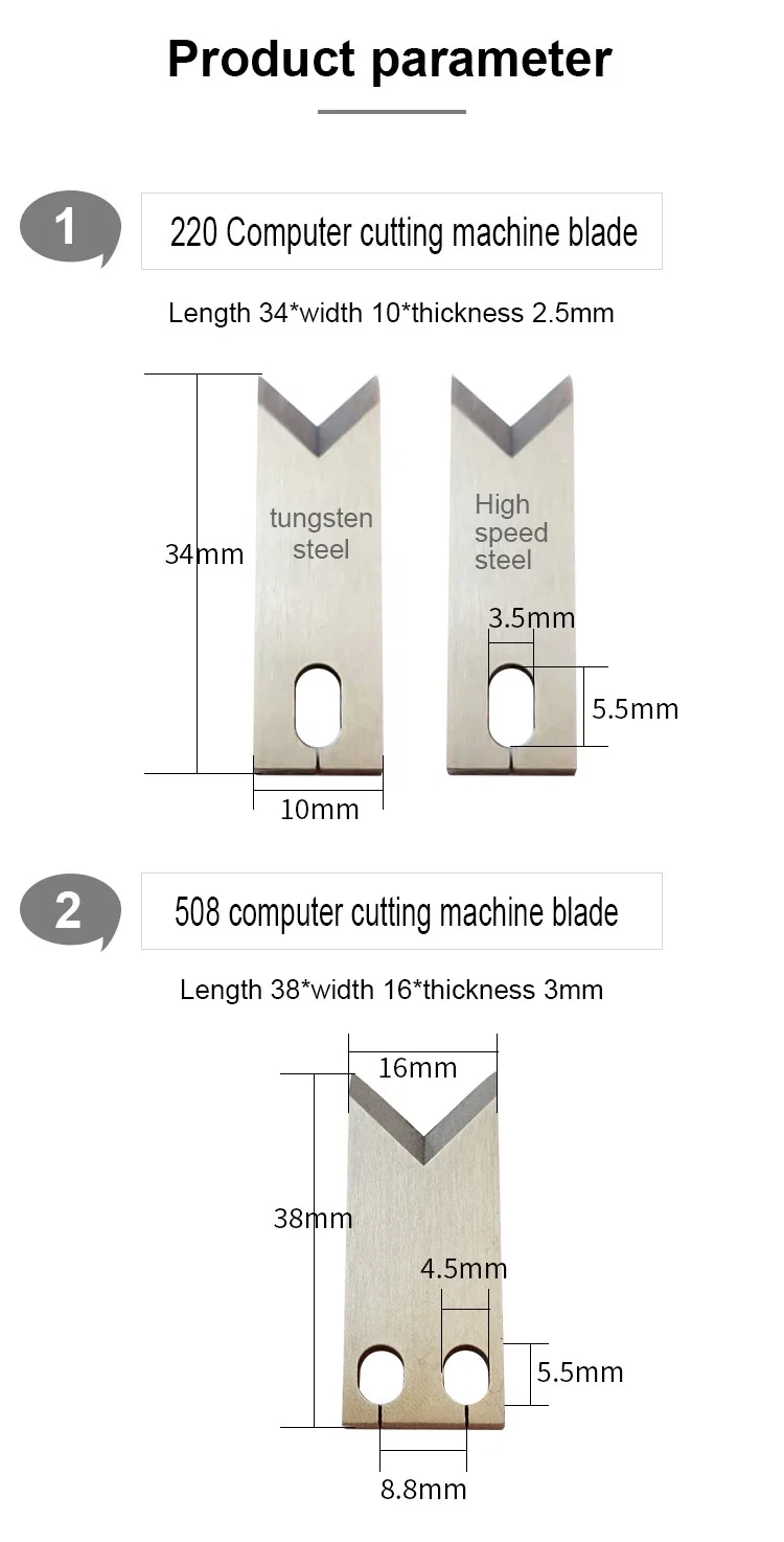  Tel sıyırma makinesi kablo kesme makinası için Hassas Bıçak, Otp Bıçak, Striptizci Bıçak, Tel Kesme Makinesi Bıçağı