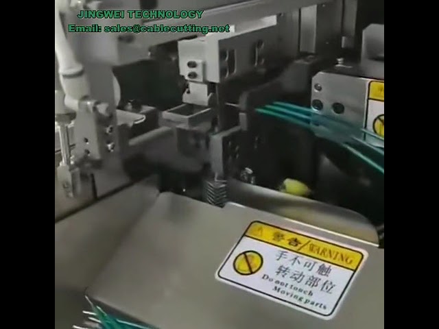 Tam Otomatik LED Dokunmatik Ekranlı 5 Telli Tek Uçlu Tel Daldırma Makinesi