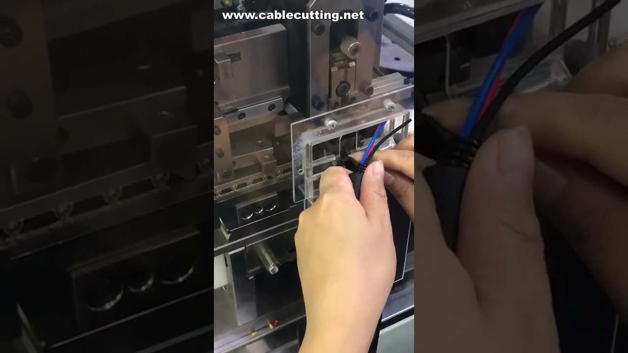 Tel Conta Yerleştirme ve Sıkma Makinesi | Otomatik Tel Sıyırma ve Sıkma Makinesi
