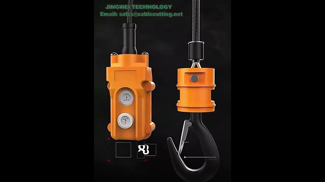 100kg 200kg 300kg 500kg Elektrikli Vinç 220V 110V Taşınabilir Vinç - Elektrikli İstif Makinesi