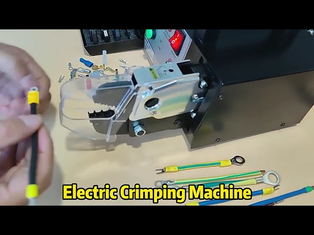 Elektrikli Kıvırma Makinesi | RCCN O Tipi ve Y Tipi Soğuk Pres Terminalleri - Elektronik Cihazlar İçin