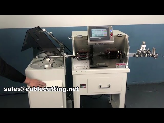 Tam Otomatik Çok Damarlı Kılıf Kablo Kesme Sıyırma ve Sarma Makinesi WPM-680