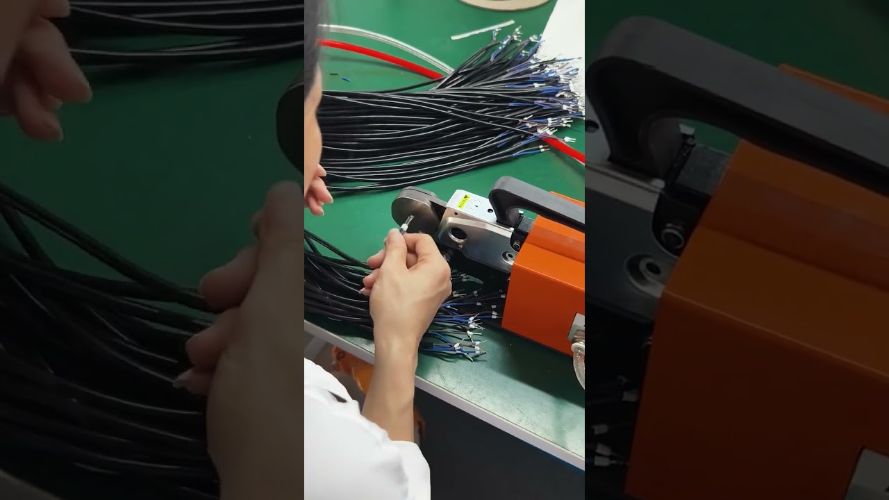 Kolay Boru Terminal Sıkma Makinesi | 0,25-10 mm² Kare/Altıgen Kıvırma | Fabrika Otomasyonu