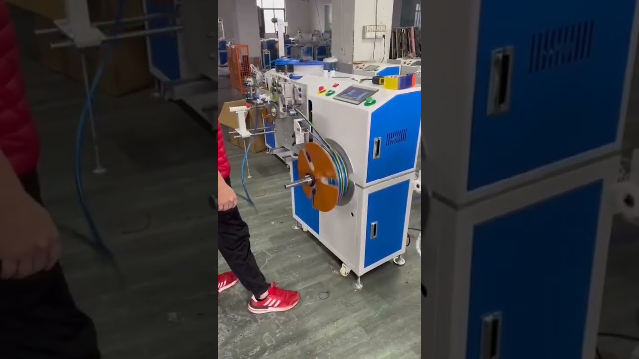 Hava Hortumları İçin Otomatik Metre Sayma, Ayırma, Kesme ve Sarma Makinesi Canlı Demo | Fabrika Otomasyonu