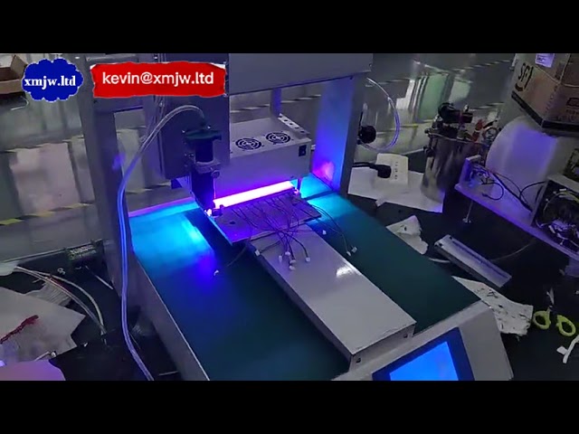 UV Işıklı XYZ Eksenli Masaüstü Tutkal Dağıtma Makinesi