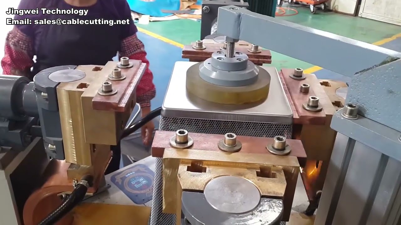 Yeni Otomatik Çelik Halat Kesme ve Boyutlandırma Makinesi | Çelik Tel Halat İşleme Kesme Makinası