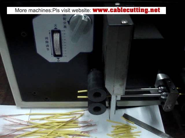 Çift Telli Tel Kesme ve Sıyırma Makinesi (WPM-09F) - 50 mm Çift Atlama Ucu Sıyırma