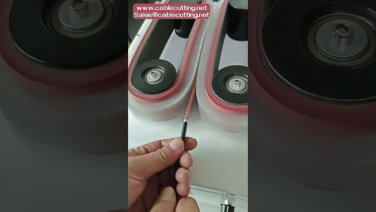 Ekranlı Kablo Sıyırma ve Tel Fırçalama Makinesi | Otomatik Kablo İşleme