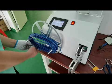 Otomatik Plastik Kaplı Çelik Tel Halat Sarma ve Bağlama Makinesi | Gerçek Çekim Videosu
