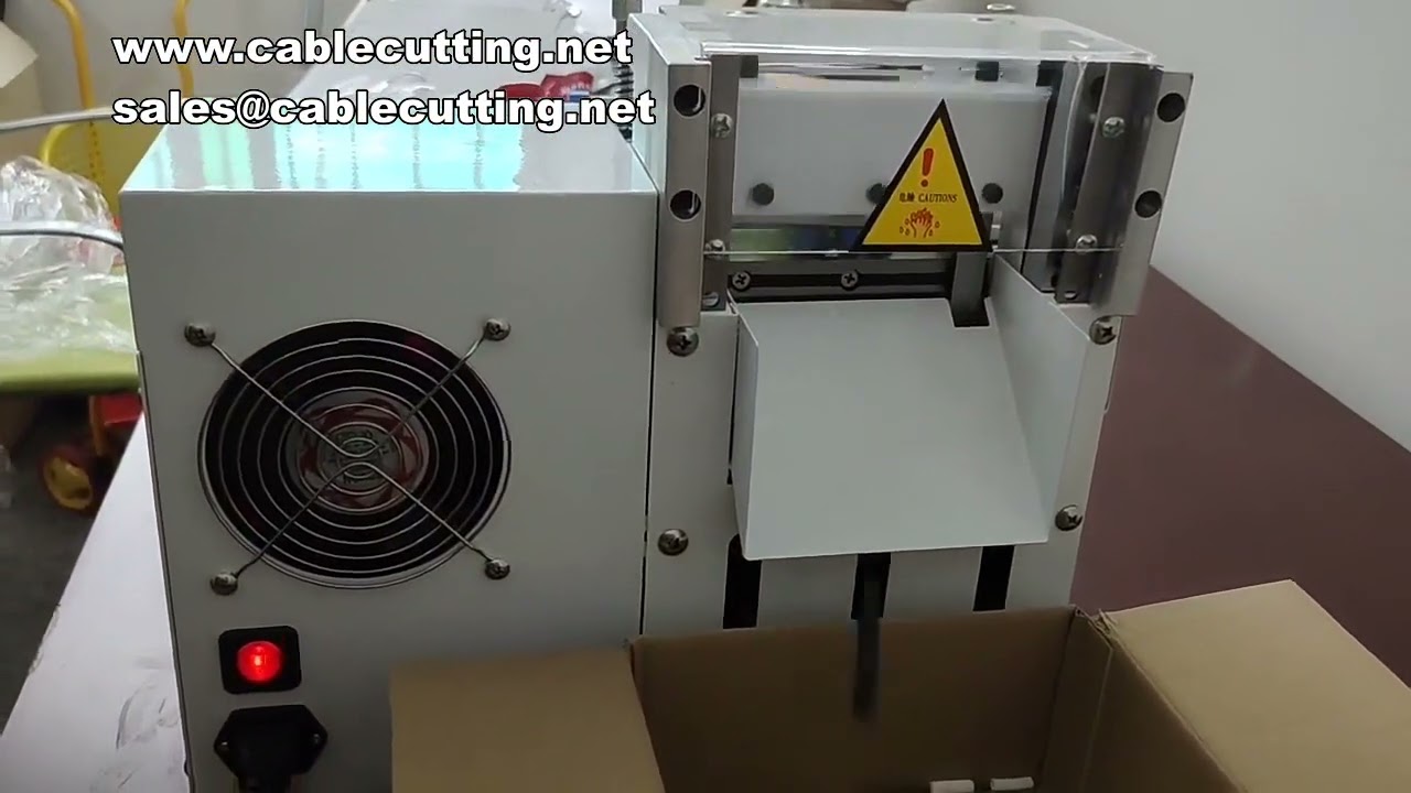 Isı Büzüşmeli Boru Kesme Makinesi | PVC Yalıtımlı ve Sarı Mumlu Cam Elyaf Boru Kesici