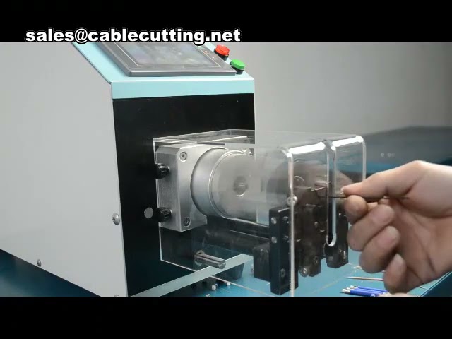 Koaksiyel Kablo Kesme ve Sıyırma Makinesi | Otomatik Tel Sıyırıcı