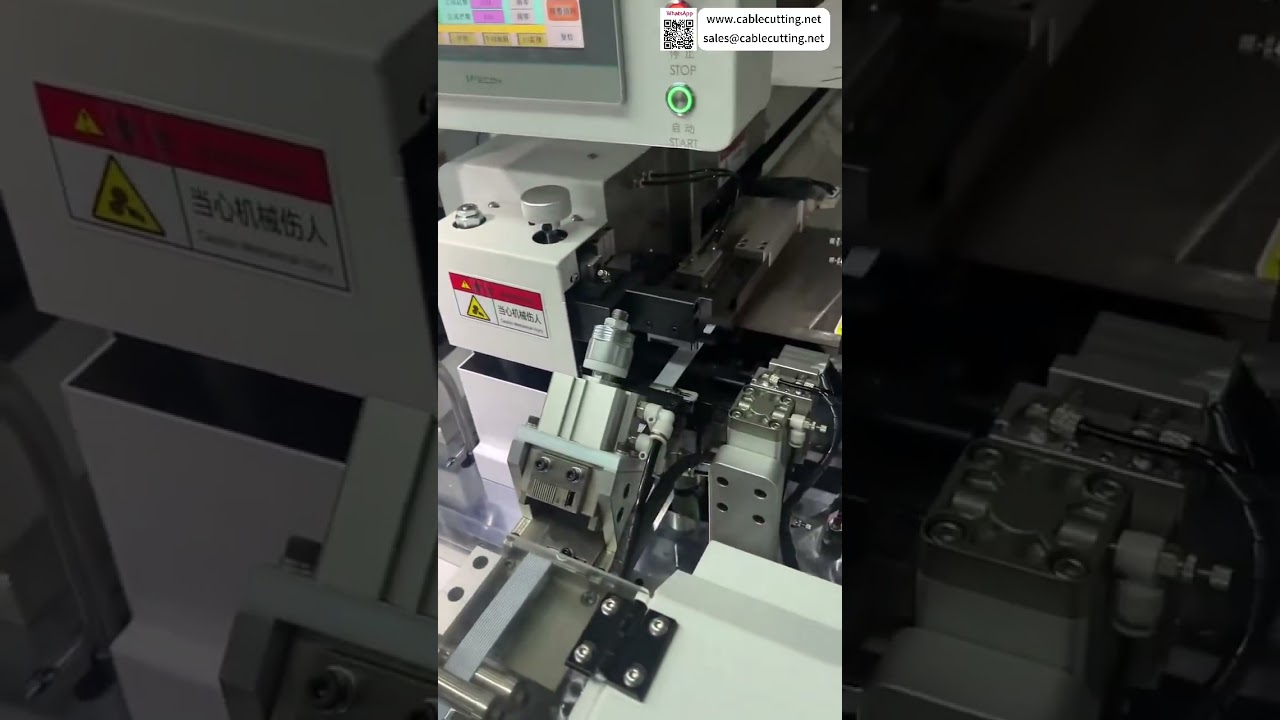 Çift Kafalı Tam Otomatik Şerit Kablo Makinesi Sevkiyata Hazır - Kısa Versiyon