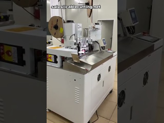 Otomatik Gevşek Terminal Kıvırma, Isı Büzüşme Tüpü Isıtma ve Takma Makineleri