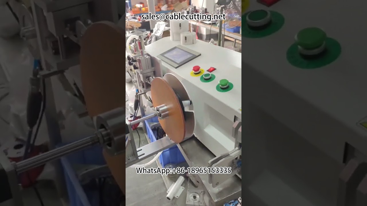Tel, Kablo ve Hortum Metre Kesme, Sarma ve Bağlama Makinesi | Yüksek Hızlı Otomasyon