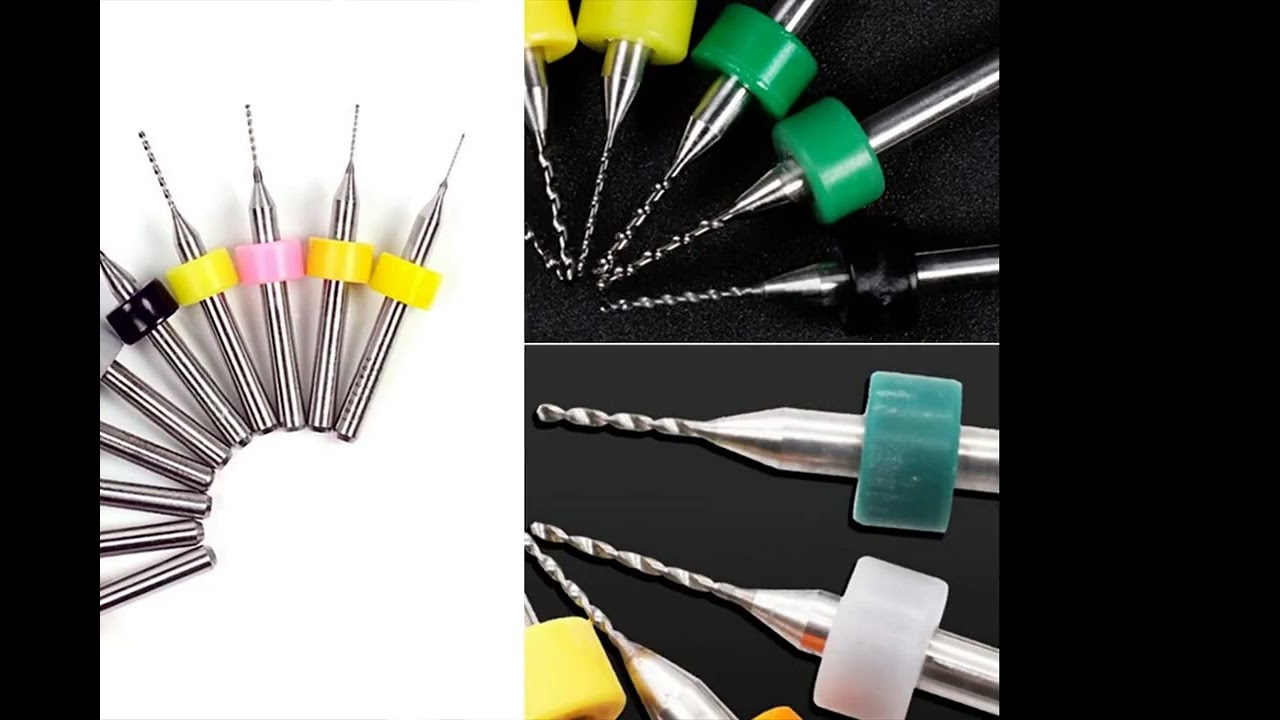 1 Adet PCB Delme Aleti 3.175mm 1.1mm Tungsten Karbür CNC Freze Makinesi Kesici Takımı