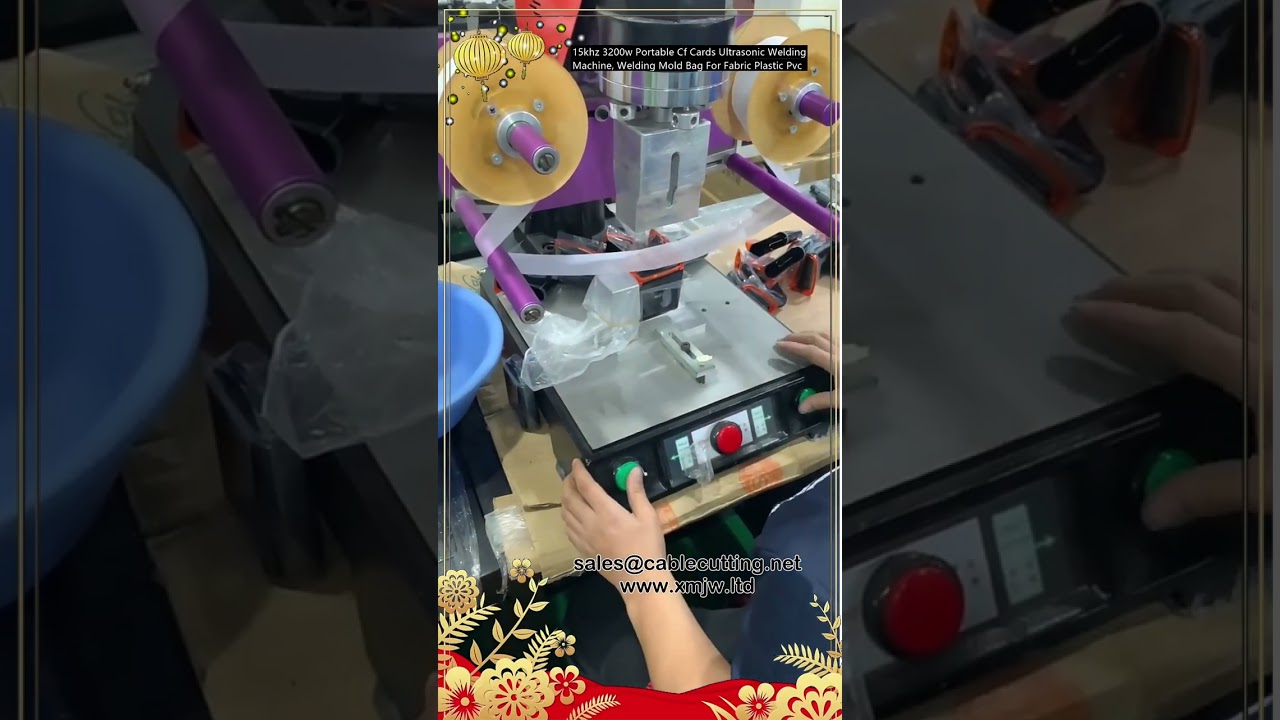 15kHz 3200W Taşınabilir Ultrasonik Kaynak Makinesi - Kumaş, Plastik ve PVC için Kaynak Kalıp Çantası