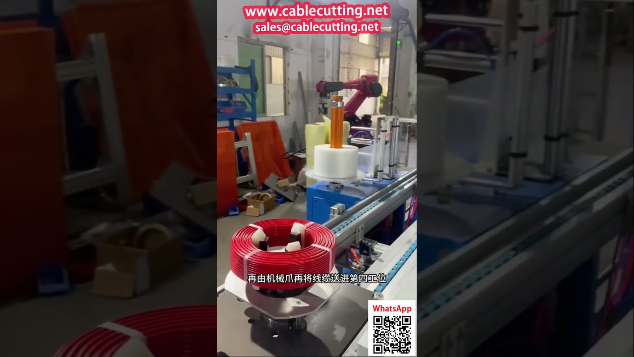 Tam Otomatik Tel ve Kablo Sarma, Çemberleme ve Isıyla Daraltma Hattı