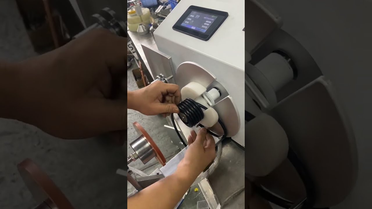 Baş ve Kuyruk Tutma Özellikli Tek Milli Sargı Makinesi #fabrika #makina
