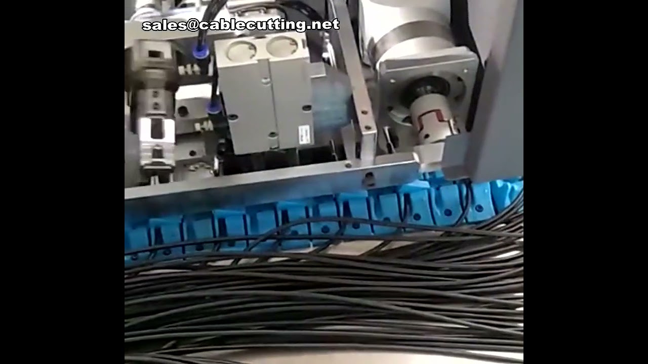 Oto Ses Kabloları İçin Otomatik Bakır Tel Sıyırma ve Bükme Makinesi