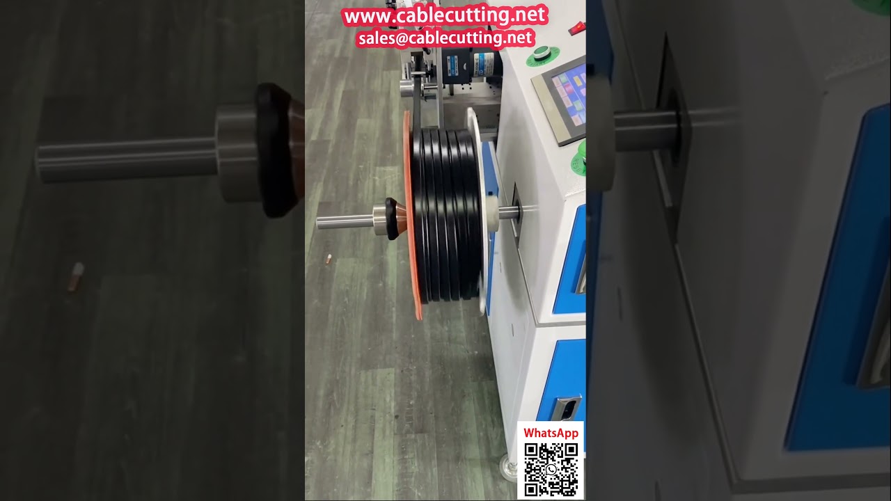 Düz Kablo ve Kauçuk Bant İçin Otomatik Sayma, Hizalama, Sarma ve Kesme Makinesi