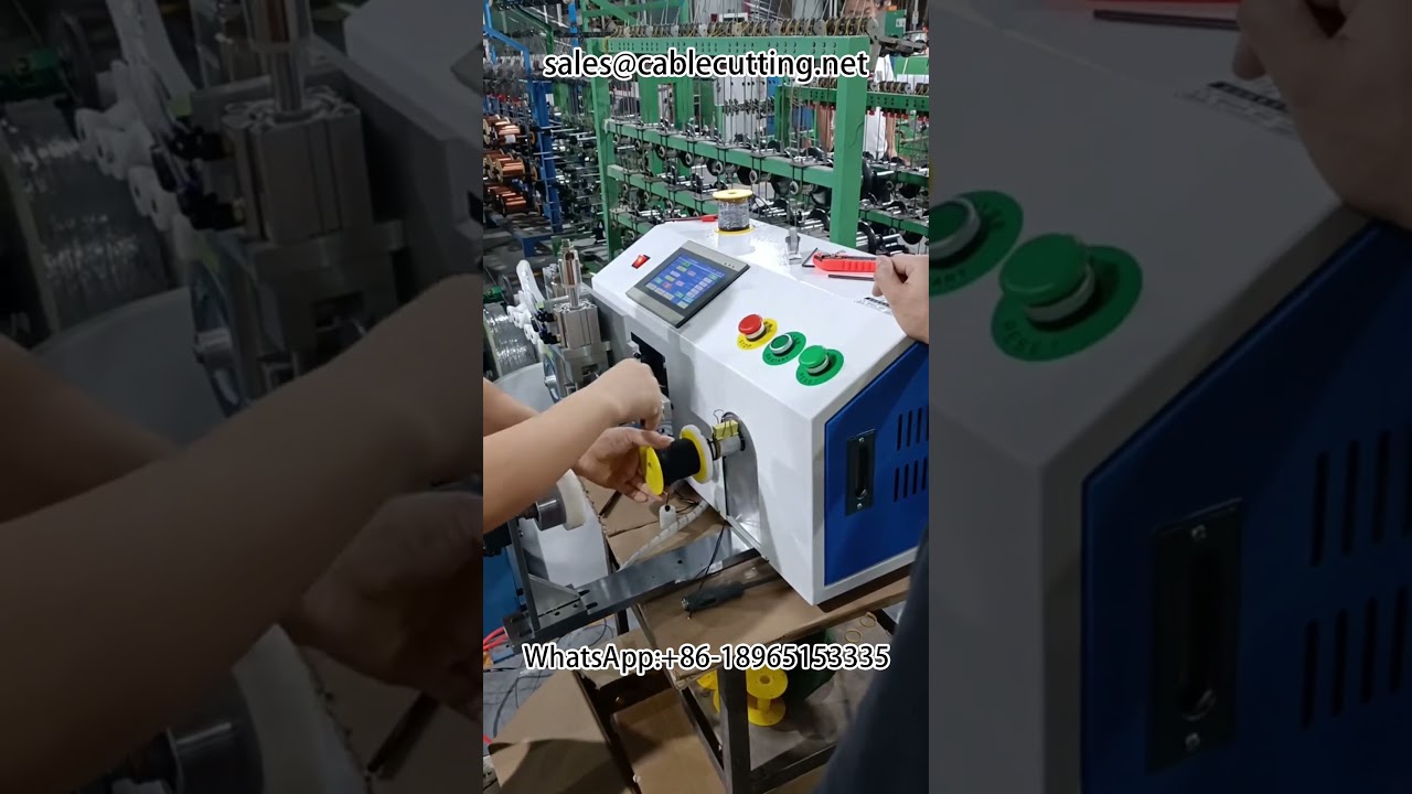 Otomatik Metre Sayma Dizi Sarma Makinesi | Tel Sarma Makinesi | Kablo Demeti İşleme