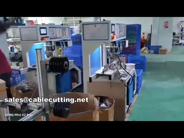 WPM-SCCB Tel Sıyırma Kesme Sarma Bağlama Makinesi – Otomatik Tel İşleme