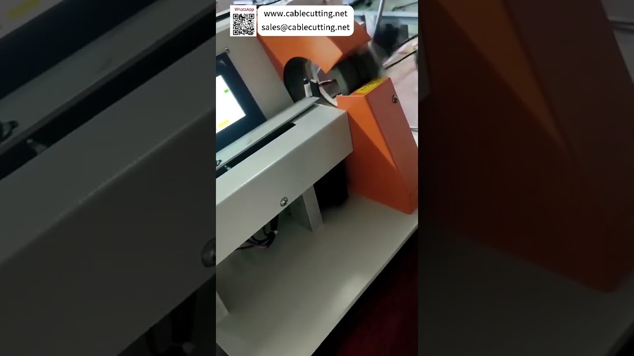 Yarı Otomatik Sabit Uzunlukta Kablo Çekme ve Bant Sarma Makinesi Güvenli Kablo Demeti Konfigürasyonları İçin - Kısa Versiyon