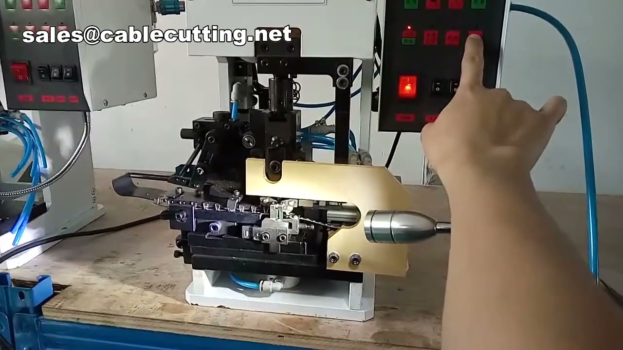 Otomatik Tel Sıyırma, Sıkma ve Sızdırmazlık Makinesi | Yüksek Verimlilik