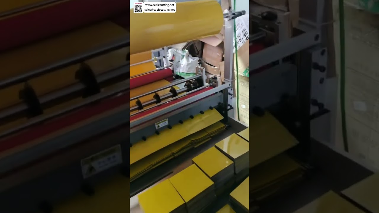 Lamination Slitting Transverse Cutting Machine Perfect Processing Result Tools Machinery Ops - Shorts