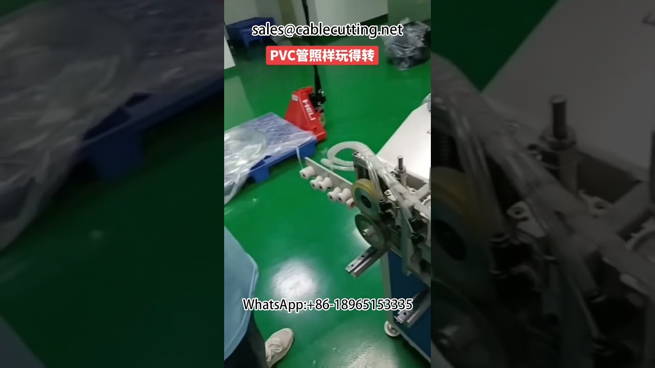 PVC Boru Sarma ve Bağlama Makinesi | Otomatik Kablo Sıyırma ve Sarma