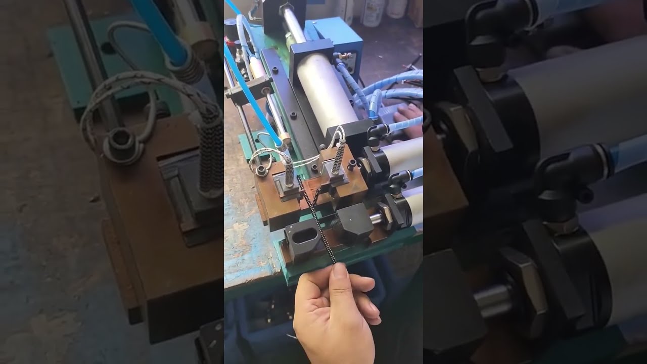 310 Termal Soyma Makinesi | 3-10mm Tel Çapı, 100mm Stroklu | Dış Örgü İçin Uygun