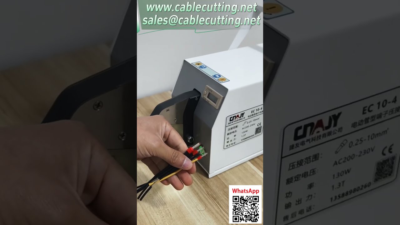 EC 10-4 Elektrikli Terminal Presi - Model Tanıtımı