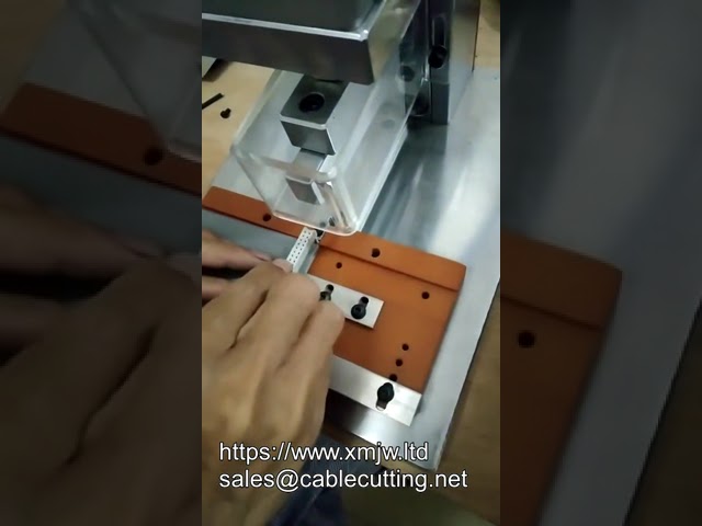 IDC Konnektör Kıvırma Makinesi ile Flat Kablo Montajı