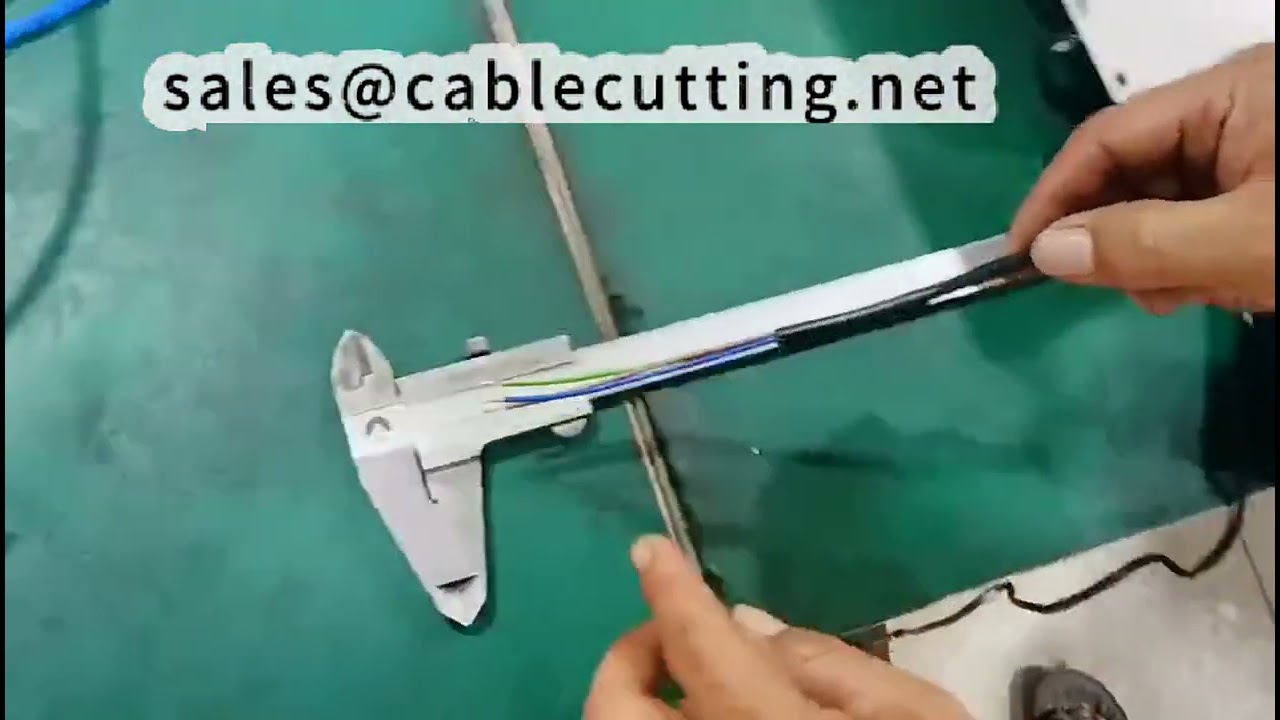 Ceketli Kablo İç/Dış Soyma Makinesi: 100 mm Dış Kılıf Soyma, 6.5 mm İç Çap