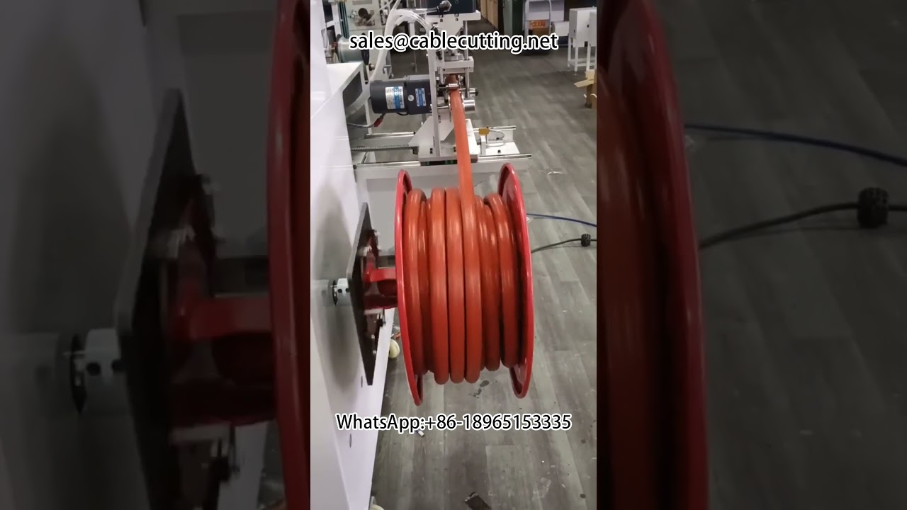 Yangın Hortumu İçin Otomatik Metre Sayma, Ayırma, Kesme ve Sarma Makinesi | Yüksek Verimlilik