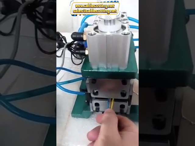3F Pnömatik Kablo Sıyırma Makinesi | Çok Çekirdekli Kılıflı Tel Sarma ve Soyma