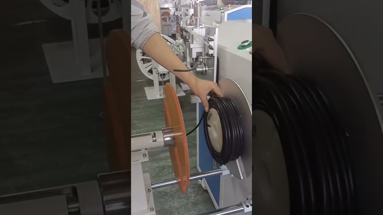 Elektrik Kablosu Otomatik Metre Sayma, Gezdirme, Kesme ve Sarma Makinesi – Hassas Ölçüm