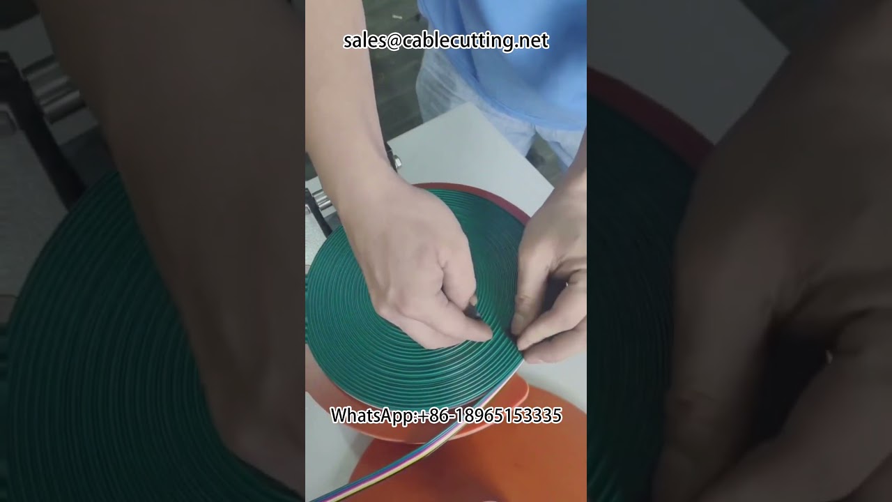 Düz Kablo ve HDMI Kablo Sarma Makinesi | Otomatik Tel İşleme Çözümleri