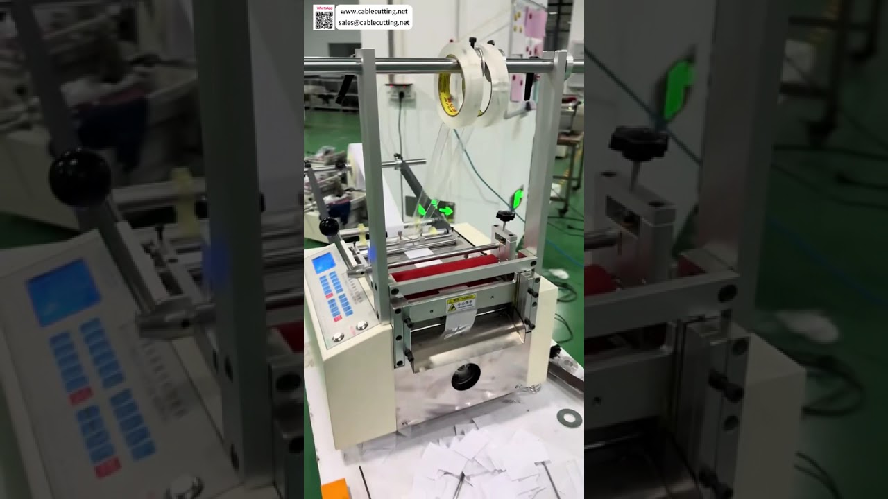 Nano Tape Lamination and Transverse Cutting Desktop 200 Model Roll Processing Machine Setup