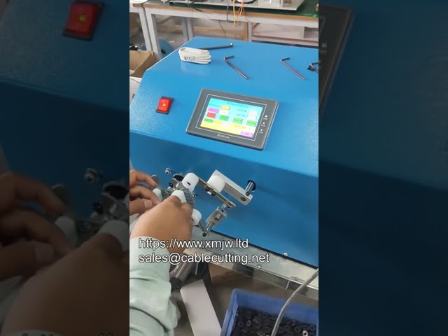 Otomatik iPhone Kablo Sarma ve Bağlama Makinesi