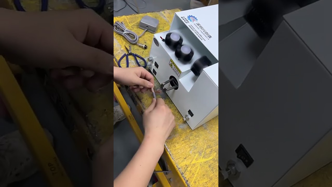 Pnömatik Tel Fırçalama Makinesi | Kablo Harness Fırçalama & Bükme 220V
