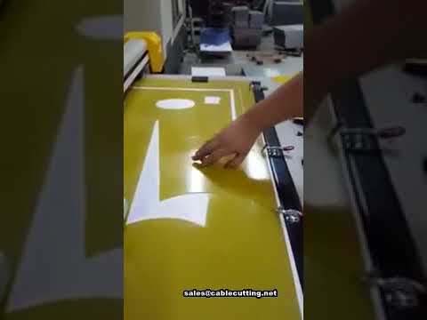 PVC ve Kumaş İçin Otomatik Bıçaklı Plotter Kesim Makinesi | Yüksek Hassasiyet