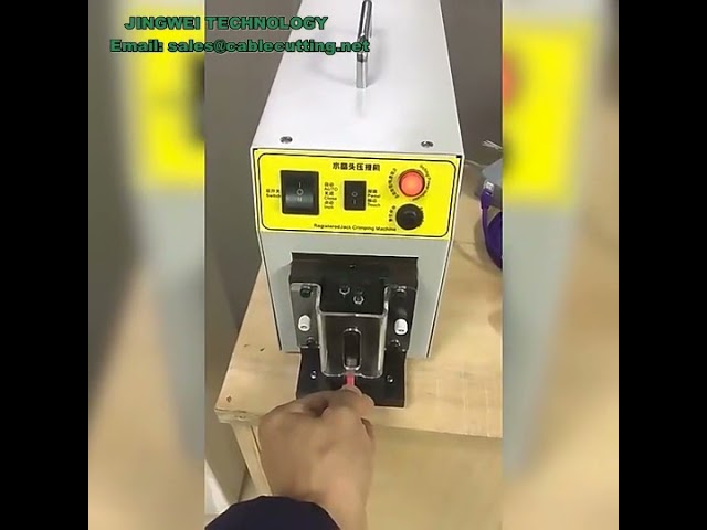 Otomatik RJ45 Pres Makinesi - CAT5 CAT6 UTP Kablo için Ethernet Konnektör Crimp Makinesi