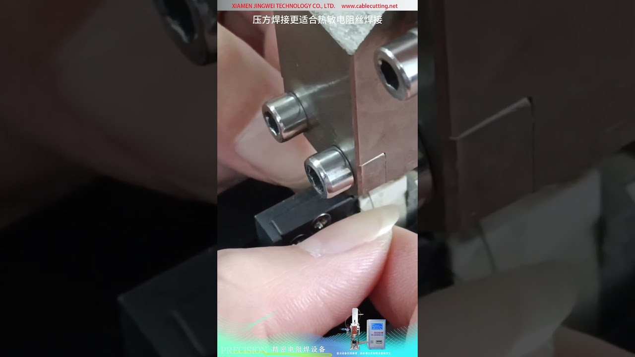 PT100 PT1000 Sıcaklık Sensörü Elemanı Kablo Demeti için Hassas Punta Kaynak Makinesi