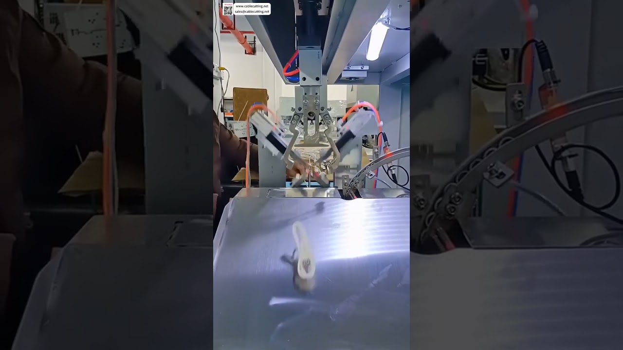 Otomatik Silikon Halka Takma Makinesi 63cm Uzun Kabloların İşlenmesi İçin Mükemmel Uyum