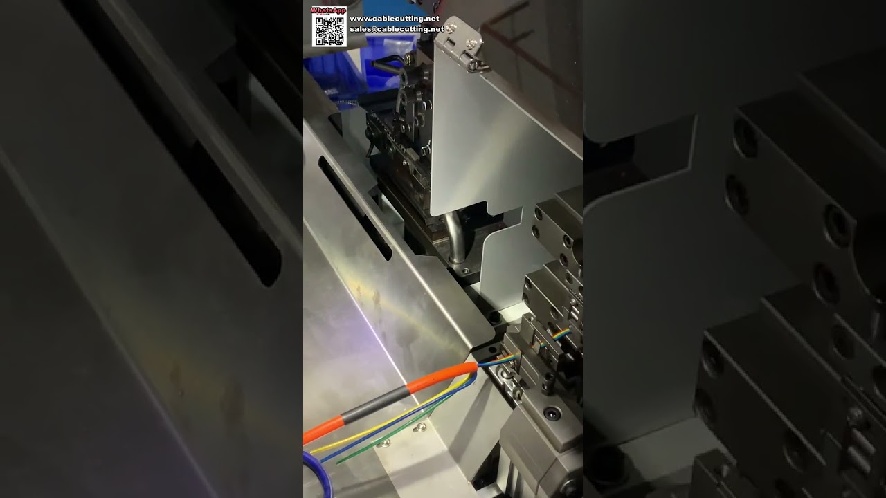 Çok Damarlı Tel Sıyırma ve Krimp Makinesi — Tek Tıkla Çalışma, Yüksek Verim