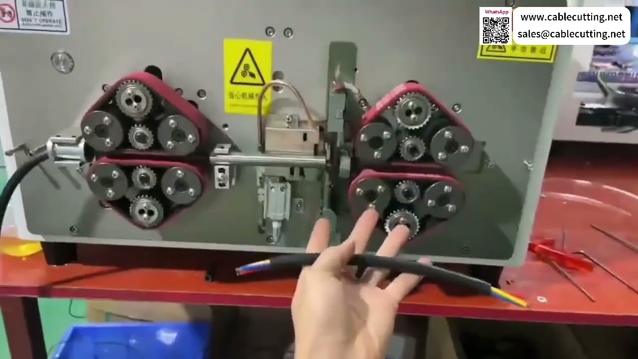 Tam Otomatik Bilgisayarlı Kablo Sıyırma ve Kesme Makinesi, Çok Telli Kablolar İçin Hızlı İşleme Sistemi