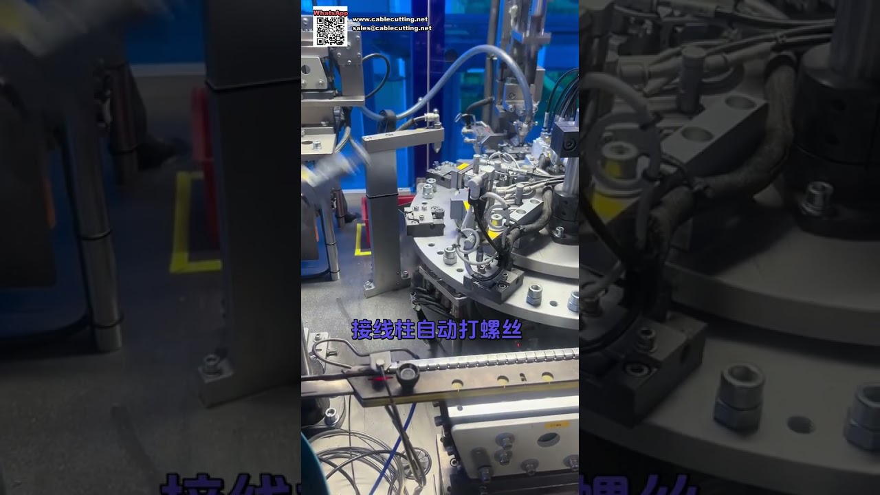 Terminal Blokları Üretim Ekipmanı için Özel Otomatik Vidalama Makinesi